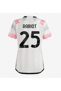 Fotbalové Dres Juventus Adrien Rabiot #25 Dámské Venkovní Oblečení 2023-24 Krátký Rukáv